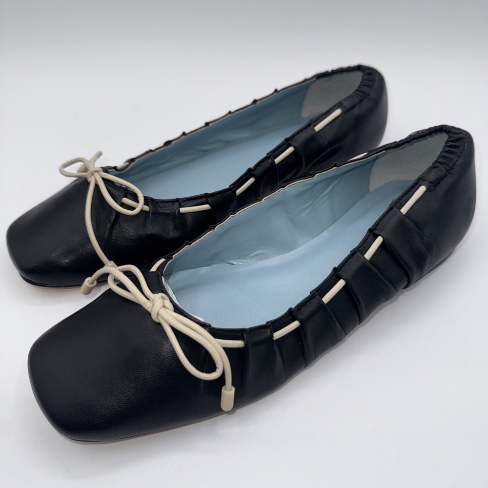 Frances Valentine Loafers Women's Size 7 B Blue Leather Limited Edition Sample